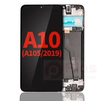 LCD дисплей с взаимозаменяеми рамка за Samsung Galaxy A10 (A105/2019) (версия с една карта с памет) (Incell) (черен)