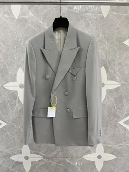 LS09174 Модерен мъжки палта и якета 2023 за подиум, Луксозен известна марка, европейски дизайн, стилни мъжки дрехи за партита