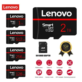 Lenovo USB 3.0 Карта с памет, 1 TB И 2 TB Micro SD TF Карта 512 GB 256 GB 128 GB SD/TF Flash-карта Mamery Търговски За смартфон/Камера