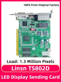 Linsn TS802D, пълноцветен синхронно led екран, видеопередатчик, карта за доставка, едно - и два тона карта за управление, дънна платка