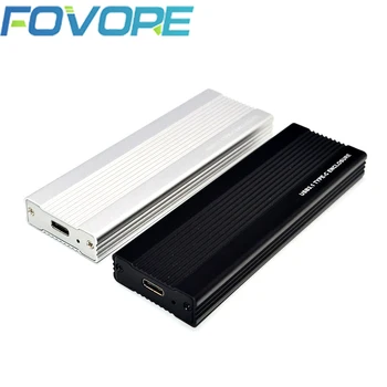 M2 SSD Калъф NVME USB SSD Корпус SSD Box M. 2 за Носене USB Адаптер 3.1 Gen 2 Външен M2 Калъф за NVME M Key 2242/2260/2280 M2 Калъф