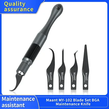 Maant MY-102 Набор от Ножове BGA Нож За поддръжка на iPhone CPU NAND ЧИП IC Премахване на Лепило Демонтаж на Острието, за да Преработи Ножове Комплект Инструменти