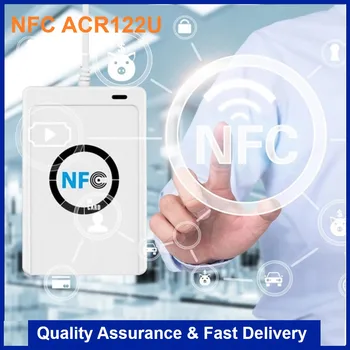 NFC ACR122U Оригинален USB S50 13,56 Mhz M1 NFC RFID-четец на карти за всички 4 вида NFC (ISO/IEC18092) Тагове + 1 SDK CD
