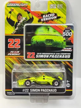 Nicce 1: 64 # 22 Simon Pagenaud 2019 Модел автомобил Шампион на Индианаполис 500, Формовани под натиска на Модел на превозното средство от Метална Сплав, Играчки за Събиране на