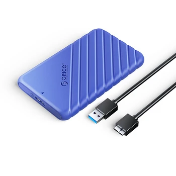 ORICO Microb USB3.0 Външен диск за твърд диск SATA 5 gbps SSD HDD Корпуса на твърдия диск Поддържа UASP ABS За Преносими КОМПЮТЪР, син