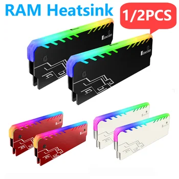 RGB Радиатор ram DDR DDR3 DDR4, Охлаждащ Разпределител на топлинна енергия за настолен компютър