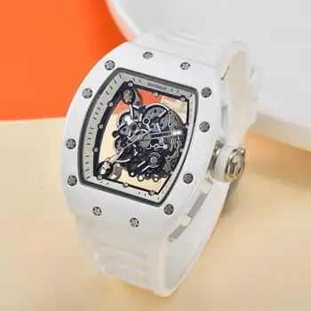 Richard мъжки автоматично кварцов часовник в класически стил, 40 мм, изцяло от неръждаема стомана, спортни модни ежедневни часовници лукс