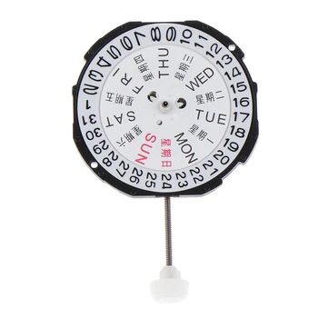 SL28 Кварцов механизъм с три стрелки, Часовник с дата, резервни Части за часовници, Аксесоари за ремонт на средства за ремонт на часовници с дисплей за дата, Инструменти за часовщика