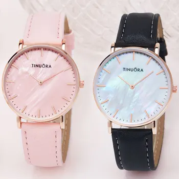 Sdotter Луксозни Кожени дамски кварцови часовници от водеща марка, Модерни ежедневни дамски ръчен часовник в минималистичном прост стил дамски часовници Cloc