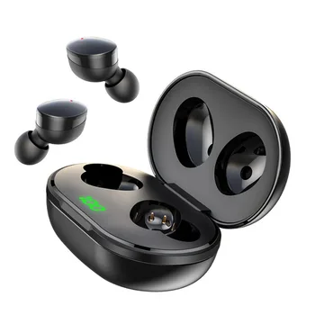 TWS880 Безжична Bluetooth Слушалка CVC намаляване на шума Led Дисплей Захранване V5.1 HD Слушалки за разговори Водоустойчиви Спортни Слушалки