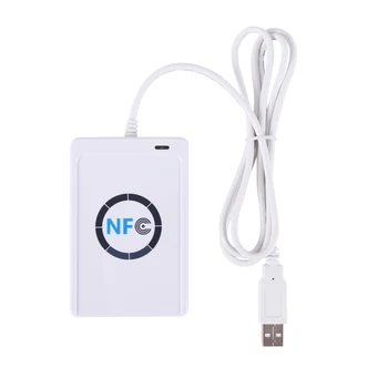 USB-устройство за четене на карти NFC ACR122U-A9, Китай, Безконтактен Четец RFID-карти, Безжичен NFC четец за Windows