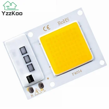 YzzKoo Led Чип COB 10 W 20 W 30 W AC 220 и 110 В Smart IC Без Драйвер Led Лампа Мъниста За Прожектор Сам Матричное Осветление