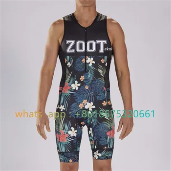 Zootekoi Pro Trisuit Evo Next Gen Човешкия Триатлонный Гащеризон Без Ръкави Skinsuit Облекло за Състезания по Плуване на Велосипед Тичам 2023