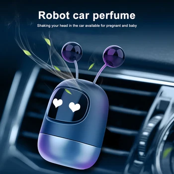 Авто Освежители за въздух, Автомобили ароматерапия, авто въздуховод, висококачествени парфюми, бижута, силен аромат, Робот Solid Deoint