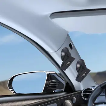 Авто Стяга за присоске, универсална скоба за карта за автомобилни стъкла, прозорци