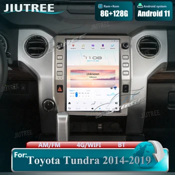 Авто мултимедиен плейър Carplay HD Tesla Android GPS за Toyota Tundra 2014 2015 2016 2017 2018 2019 Стерео Радио Главното устройство