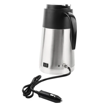Авто нагревателен чайник от неръждаема стомана, Автомобили, Електрическа кана за приготвяне на кафе и варене на вода