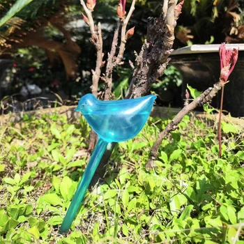 Автоматично Поливочное устройство във формата на птица/кълбо, инструмент за поливане на растения в саксии от PVC, Прозрачни Леки корита за градински растения