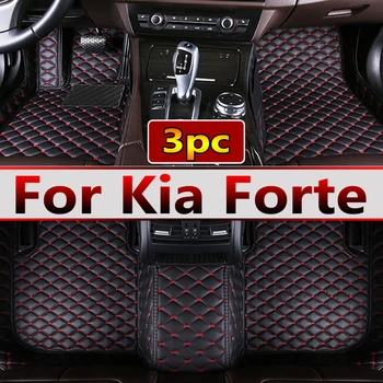 Автомобилни Стелки За Kia Forte Cerato K3 BD MK3 2019 ~ 2022 Анти Мръсен Мат Луксозна Кожена Подложка За Пода Трайни Подложки за Автомобилни Аксесоари