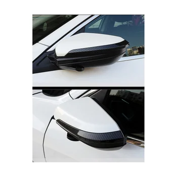 Автомобилно странично огледало за обратно виждане, изработени от въглеродни влакна, за довършителни работи на Дограма, капачка Външно огледало, стикери за Honda 10th Генерал Civic 2016-2020