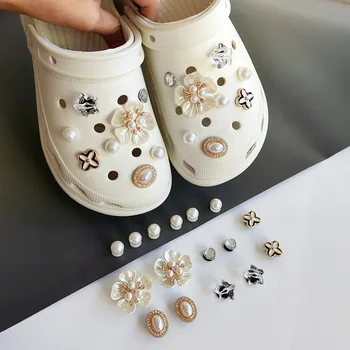 Амулети за обувки с кристали диаманти, набор от аксесоари Crocs, Женски Прекрасната украса, Оригинална декорация за обувки, Амулет Croc, подарък за момичета