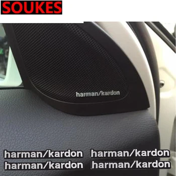 Аудио стикер За автомобил-Стайлинг За Harman/Kardon За BMW E46 E90 E60 E39 E53 Mercedes Benz W221 W176 VW Golf 5 6 7 Jetta MK5