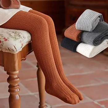 Балетные чорапогащи за момичета 2023, Есенно-зимни чорапогащи за деца, Детски гамаши, обикновен детски чорапогащник, гащи за деца, дрехи