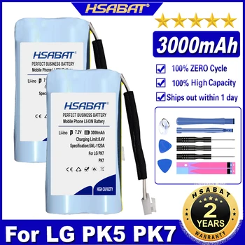 Батерия HSABAT PK5 PK7 3000 mah за LG PK5 PK7 Батерии безжични високоговорители Bluetooth
