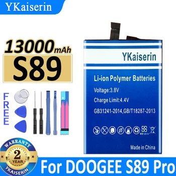Батерия YKaiserin Капацитет от 13 000 ма S89 За батерии на мобилни телефони DOOGEE S89Pro S89 Pro