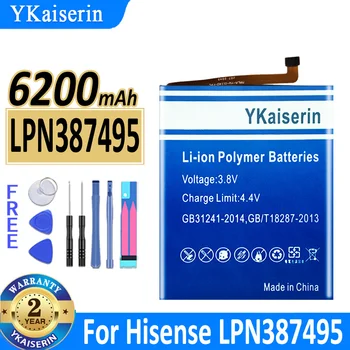 Батерия YKaiserin капацитет 6200 mah батерии за мобилни телефони Hisense LPN387495