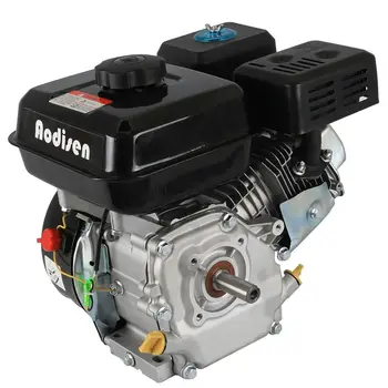 Бензинов двигател TDPRO 212cc 4-тактов OHV двигател с капацитет 7 л. с. с хоризонтален вал за картинг