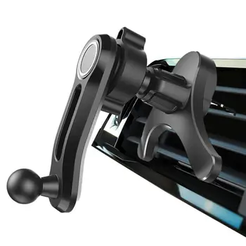 Вентилационно планина телефон за кола, въртящи се на 360 градуса Отдушник на притежателя на телефона, за Защита от разклащане, Автомобилни люлка, Универсални свободни ръце