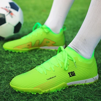 Висококачествени Мъжки футболни обувки, износостойкая нескользящая обувки за футбол с тревни площи, Спортни футболни обувки за футзала, Chuteira Campo