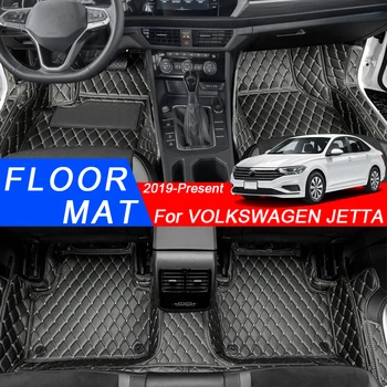 Водоустойчив Килим от Изкуствена Кожа, 3D Съраунд Авто подложка За Volkswagen JETTA A7 2019-2025, подложка за краката, Аксесоари