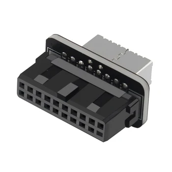 Вътрешен конектор USB 3.0 с USB Type C Предни адаптер Type E 19P/20P Конвертор