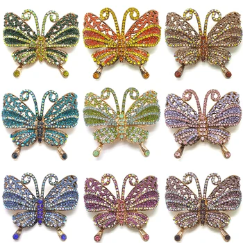 Гореща разпродажба, брошка-пеперуда, триизмерна изискана брошка във формата на животно, Аксесоари за костюми, Брошки за жени, игли за раници