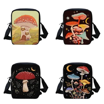 Дамски чанти BELIDOME с гъбен принтом за тийнейджъри Portabole, малки чанти-незабавни посланици, Модни чанти през рамо, пътна дамска чанта-тоут