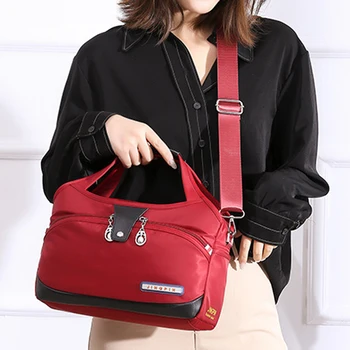 Дамски чанти през рамо, модерен однотонная чанта на едно рамо, холщовая чанта с Голям капацитет, дамски наклонена чанта Bolsas Feminina