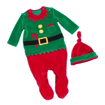 Детски коледен костюм на дядо коледа, дрехи за момичета, пуловер, костюм за Коледа, дрехи за новородени момичета