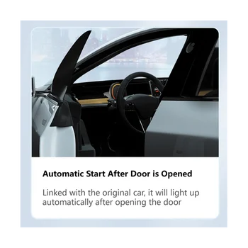 Дисплей на арматурното табло на автомобила, комбинация от уреди за Tesla Model Y Model 3, цифров интелигентен сензор HUD със скоростомера