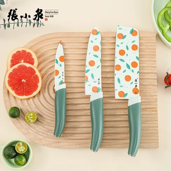Домакински нож ZXQ от неръждаема стомана с незалепващо покритие, Ножът на главния готвач за рязане на месо, риба, Зеленчуци, Нож за рязане на месо