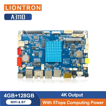 Дънна платка индустриален компютър Liontron Amlogic A311D с чип, 4 GB оперативна памет, 128 GB Emmc WIFI BT HD MI 4K LVD MIPI за вендинг машина