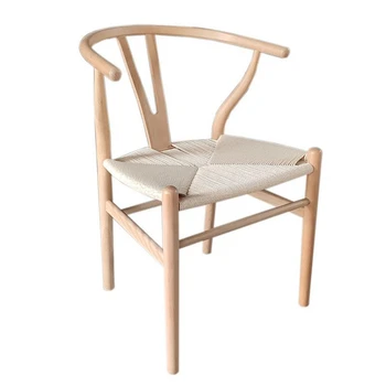 Дървен стол с напречни рычагами Hans Wegner, Y-Образен стол от масив ДЪБ, Мебели за трапезария, Луксозно обяд стол, мебели за хола SYGM