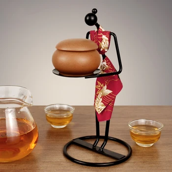 Елегантни и творчески супени услуги за домашни помощници, украса за чаена церемония в китайския етикет, чай, саксии, чаши и холни маси