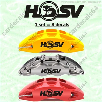 За 8 X HSV Спирачните челюсти Стикер, Стикер с емблемата на колата Логото на Висока Температура A