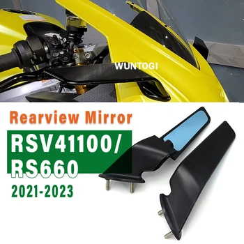 За Aprilia RS660/RSV4 1100 2022 Новите Огледала за обратно виждане Stealth Sports RS 660 R SV4 Комплекти Огледала с Крила Регулируемо Странично Огледало