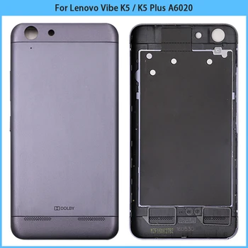 За Lenovo Vibe K5 Пластмасов задния капак на Отделението за батерията На Lenovo K5 Plus A6020 Резервни части на корпуса