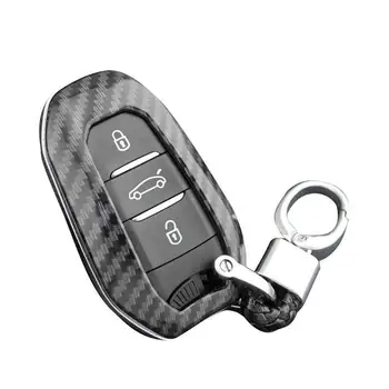 За Peugeots 508 2019-2020 3008 5008 2017-2019 C3 C4 C5 DS4 DS3 DS5 DS7 калъф За дистанционно на ключа на Автомобила С Веригата за ключове