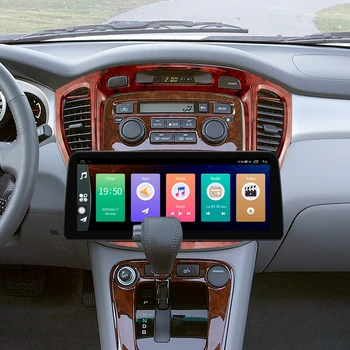 За Toyota Highlander Kluger 1 XU20 2001-2007 Радио GPS CarPlay 4G LTE Главното устройство ПОТУПВАНЕ Усилвател JBL QLED 2000 * 1200 P Android Автоматично