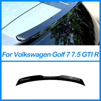 За Volkswagen Golf 7 MK7.5 VII GTI R GTD Max 2014-2019 Заден Багажник Хвостовое Крило Сплитер Бодикит Аксесоари ABS Черно гланц